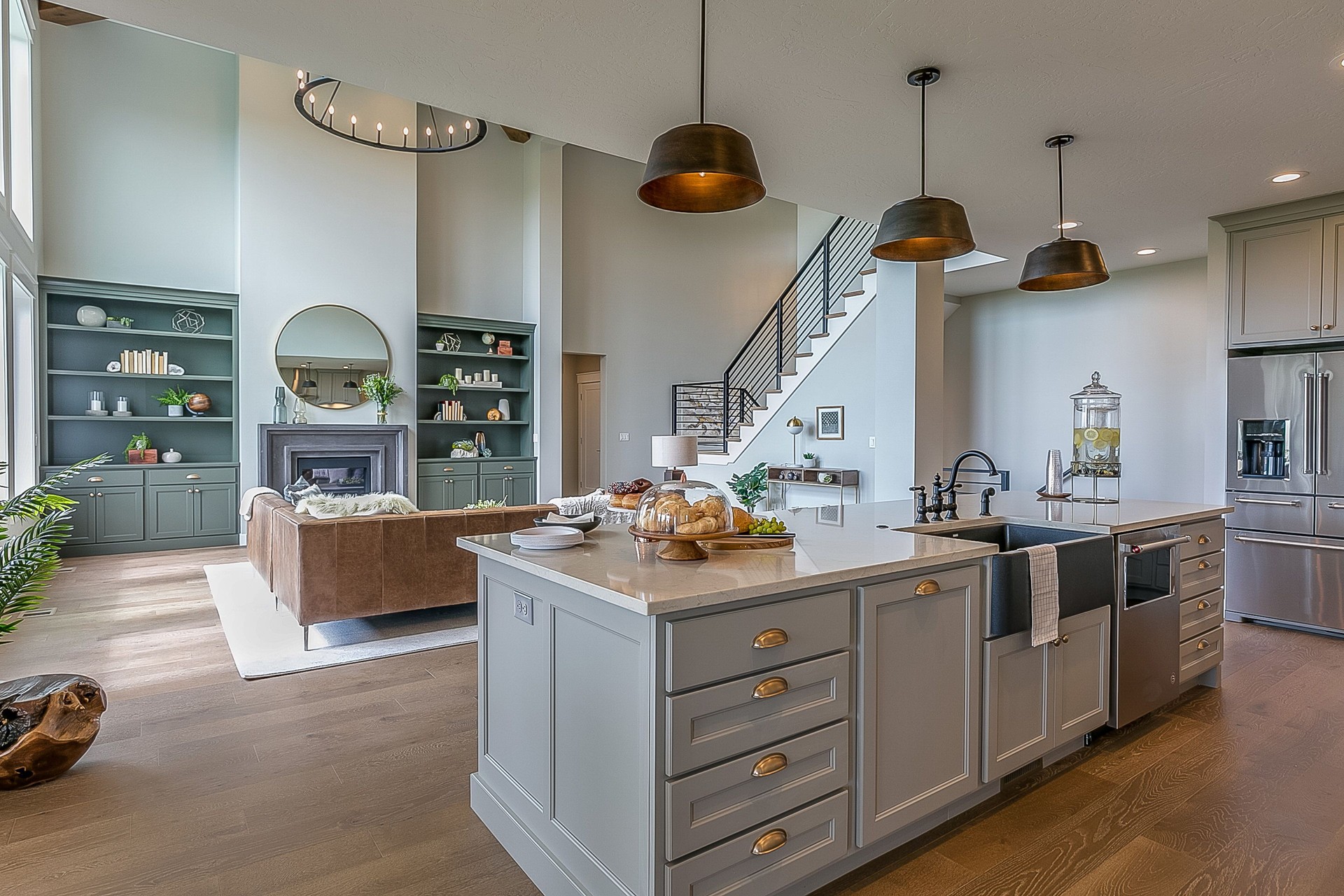 Beautiful modern kitchen with all luxuries you could want